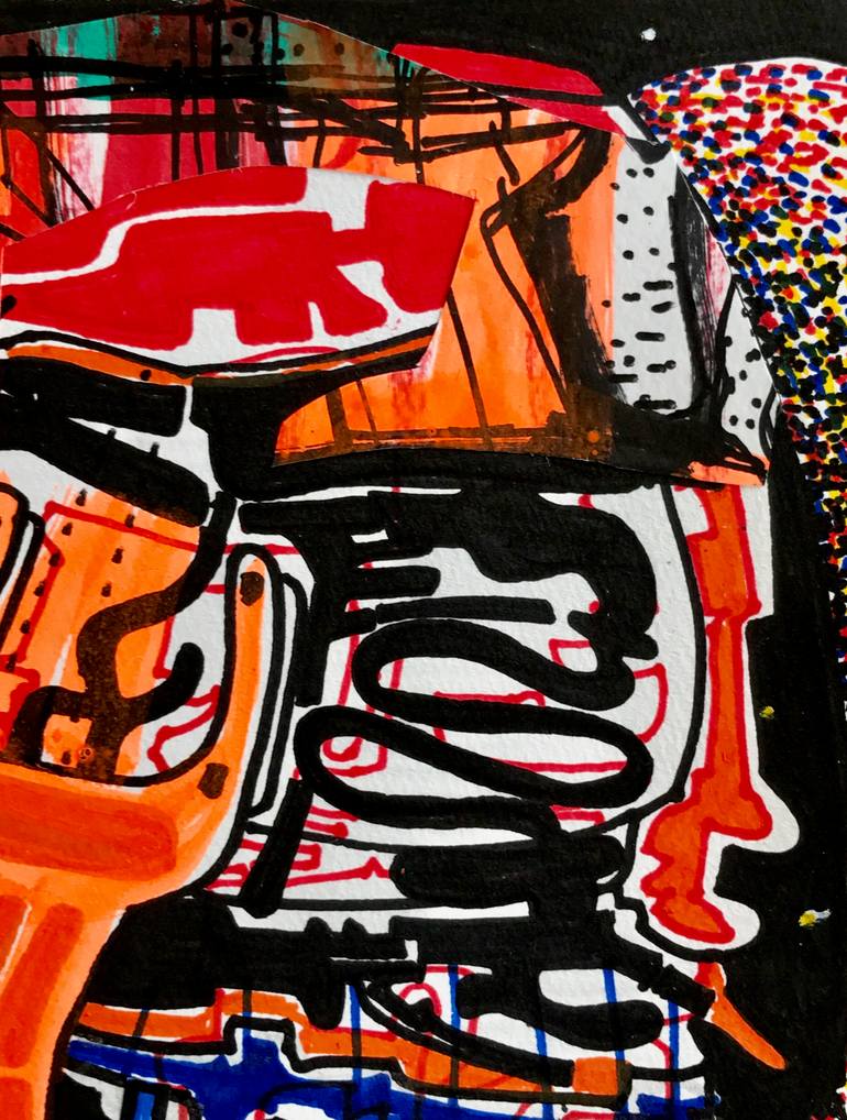 Original Abstract Expressionism Abstract Drawing by Jim Harris