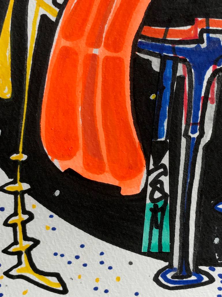 Original Abstract Expressionism Abstract Drawing by Jim Harris