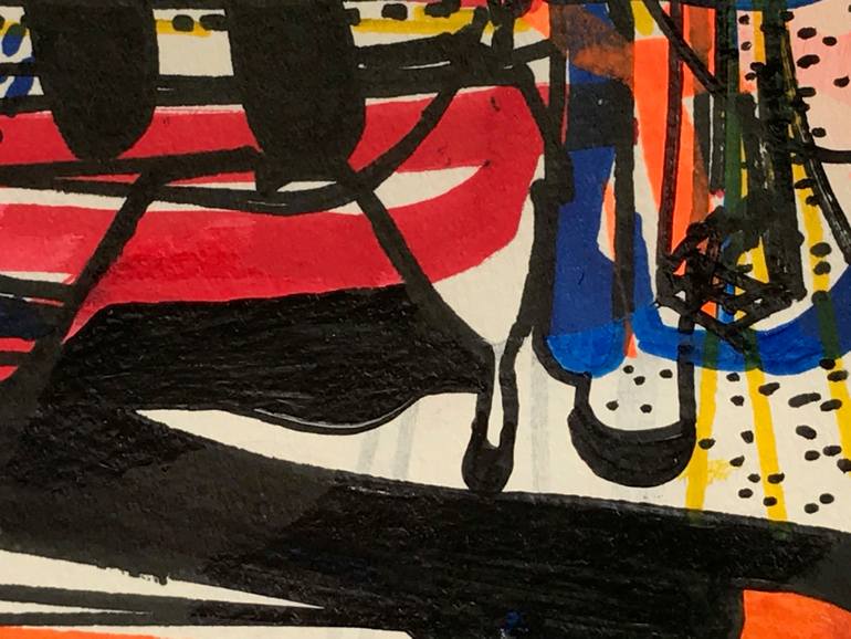 Original Abstract Science/Technology Drawing by Jim Harris