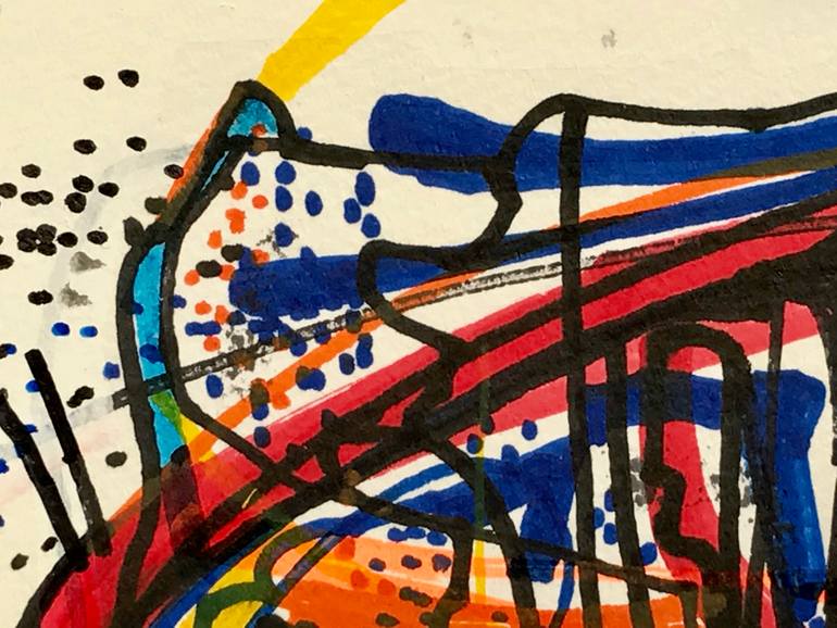 Original Abstract Science/Technology Drawing by Jim Harris