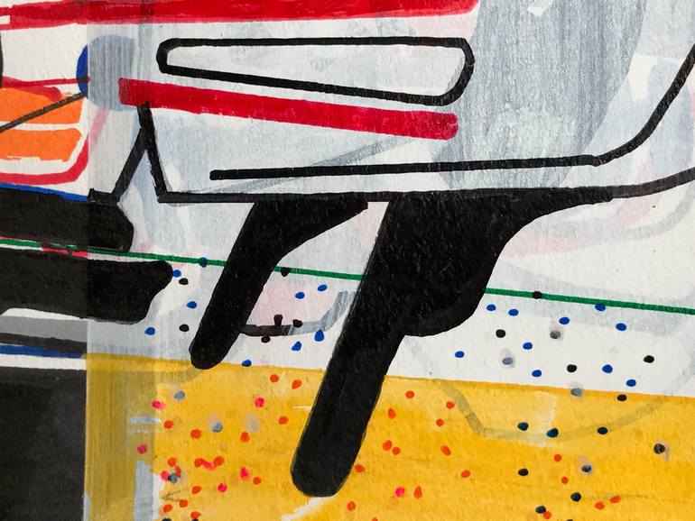 Original Abstract Expressionism Abstract Drawing by Jim Harris