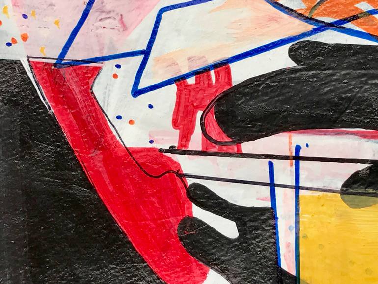 Original Abstract Expressionism Abstract Drawing by Jim Harris