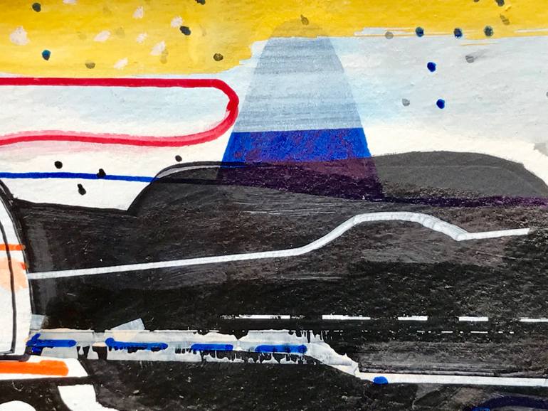 Original Abstract Expressionism Abstract Drawing by Jim Harris
