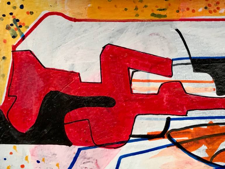 Original Abstract Expressionism Abstract Drawing by Jim Harris