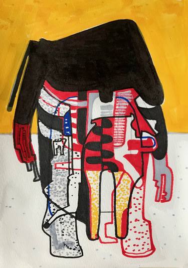 Original Abstract Drawings by Jim Harris