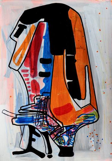 Original Abstract Drawings by Jim Harris