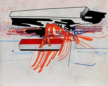 Original Abstract Drawings by Jim Harris