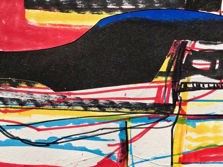 Original Abstract Collage by Jim Harris