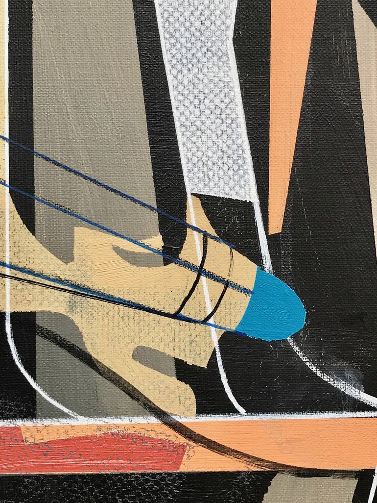 Original Abstract Expressionism Abstract Painting by Jim Harris