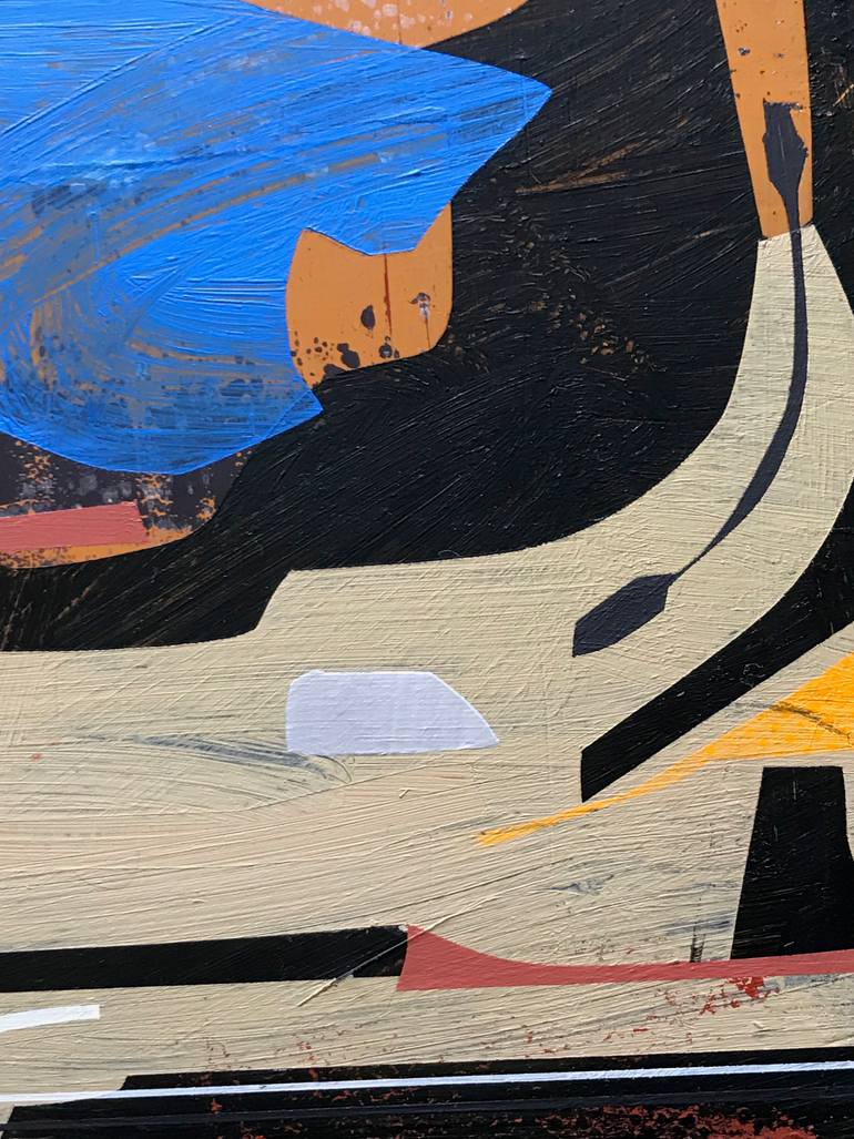Original Abstract Expressionism Abstract Painting by Jim Harris