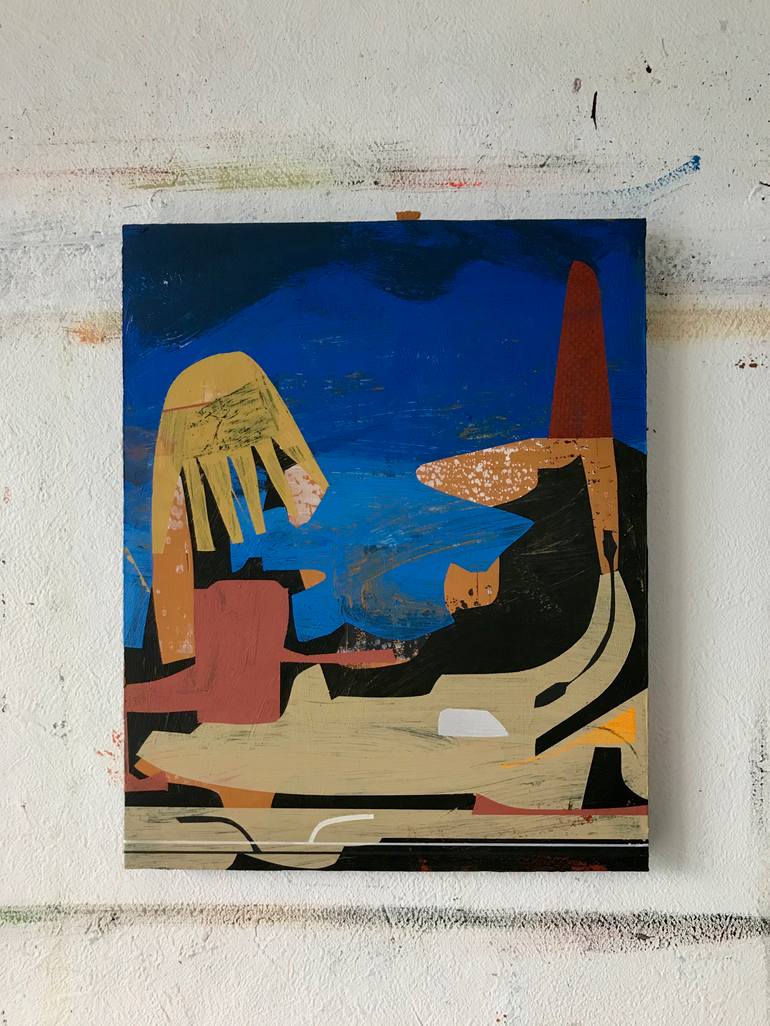 Original Abstract Expressionism Abstract Painting by Jim Harris