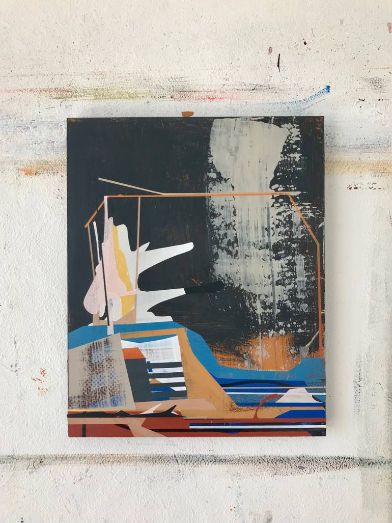Original Abstract Expressionism Abstract Painting by Jim Harris