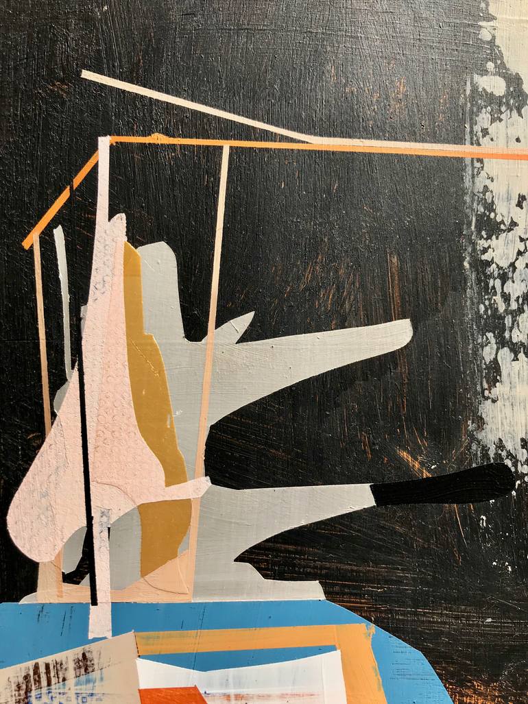 Original Abstract Expressionism Abstract Painting by Jim Harris