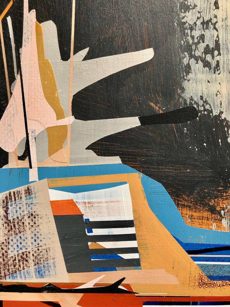 Original Abstract Expressionism Abstract Painting by Jim Harris