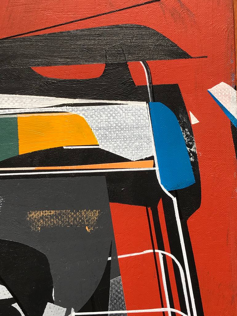 Original Abstract Expressionism Abstract Painting by Jim Harris