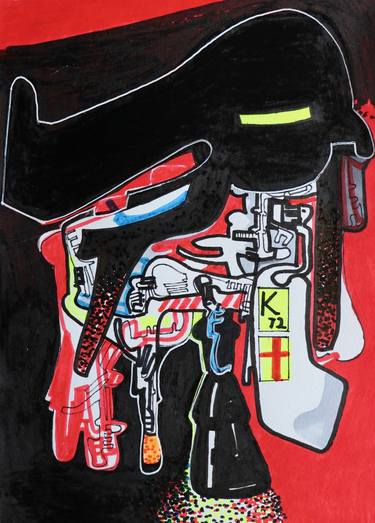 Print of Abstract Drawings by Jim Harris
