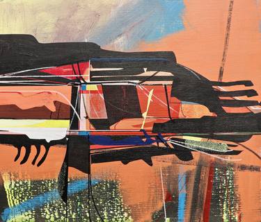 Original Abstract Expressionism Abstract Paintings by Jim Harris