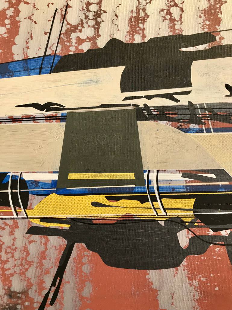 Original Abstract Expressionism Abstract Painting by Jim Harris