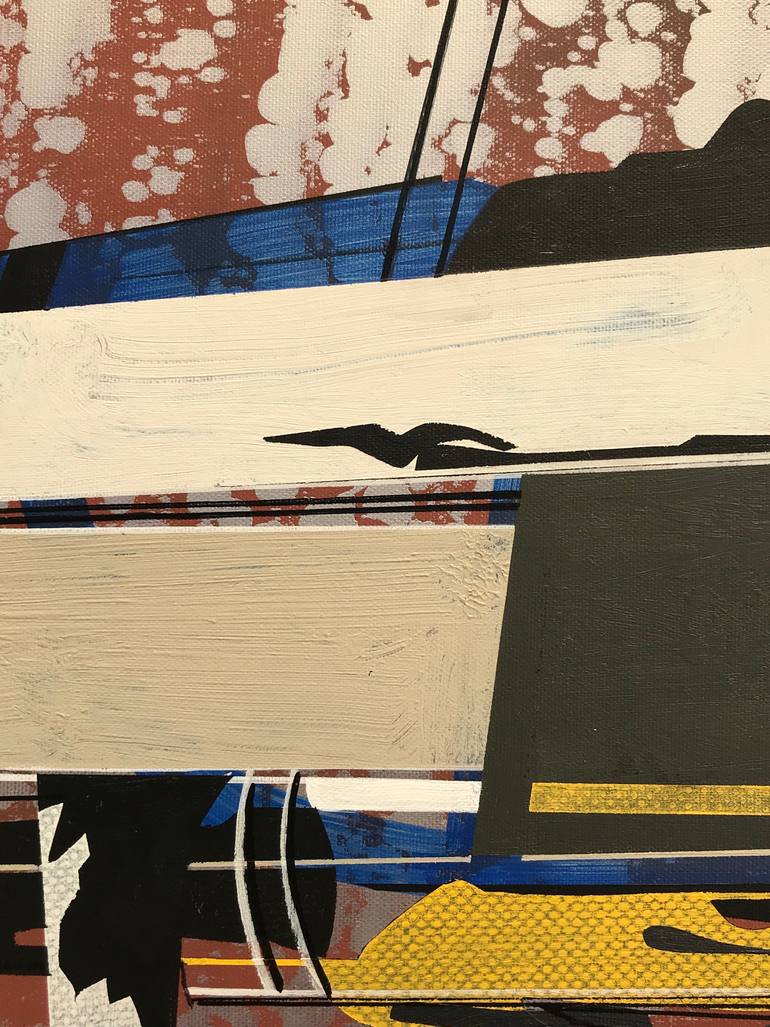 Original Abstract Expressionism Abstract Painting by Jim Harris