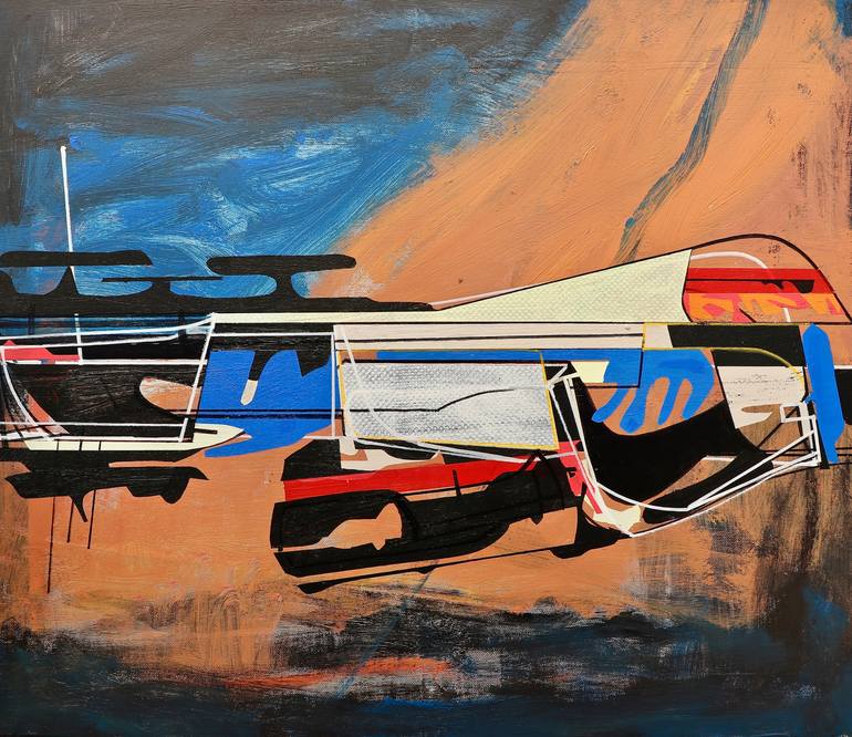 Jörmungandr. Painting by Jim Harris | Saatchi Art