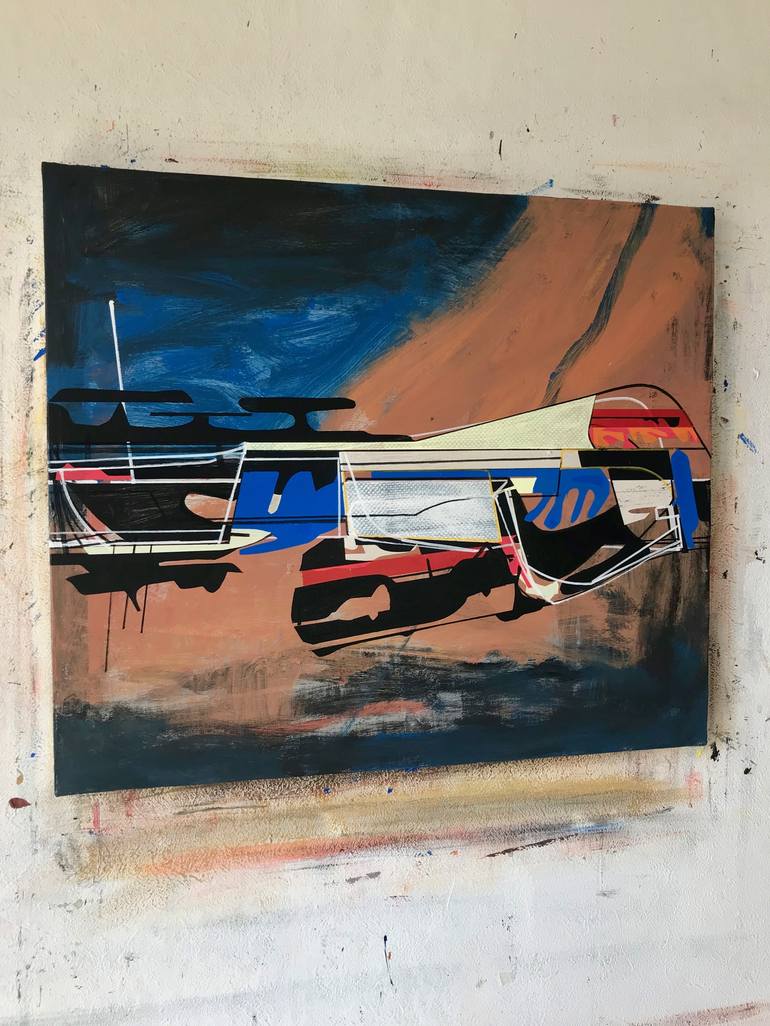 Original Abstract Painting by Jim Harris