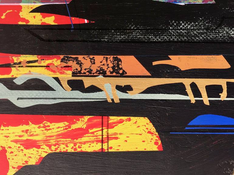 Original Abstract Painting by Jim Harris