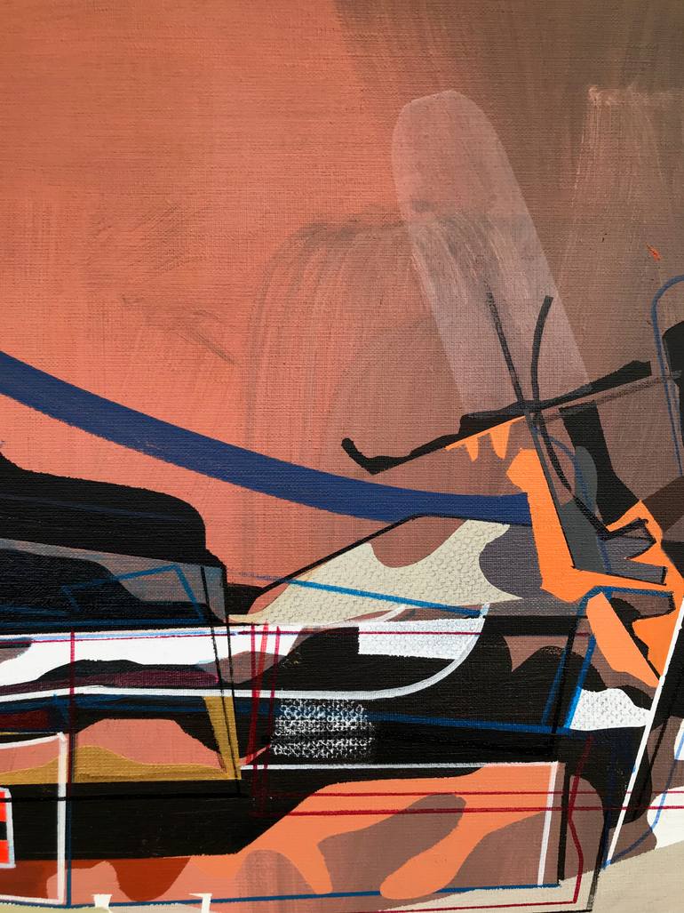 Original Abstract Expressionism Abstract Painting by Jim Harris