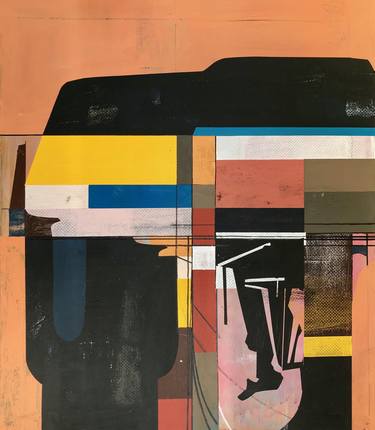 Print of Abstract Expressionism Architecture Paintings by Jim Harris
