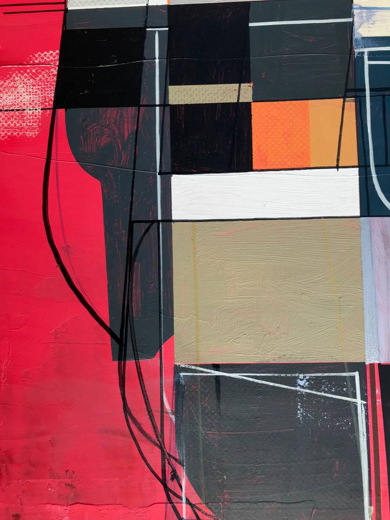 Original Abstract Technology Painting by Jim Harris