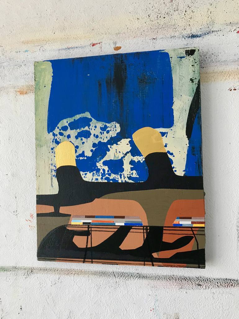 Original Abstract Expressionism Abstract Painting by Jim Harris