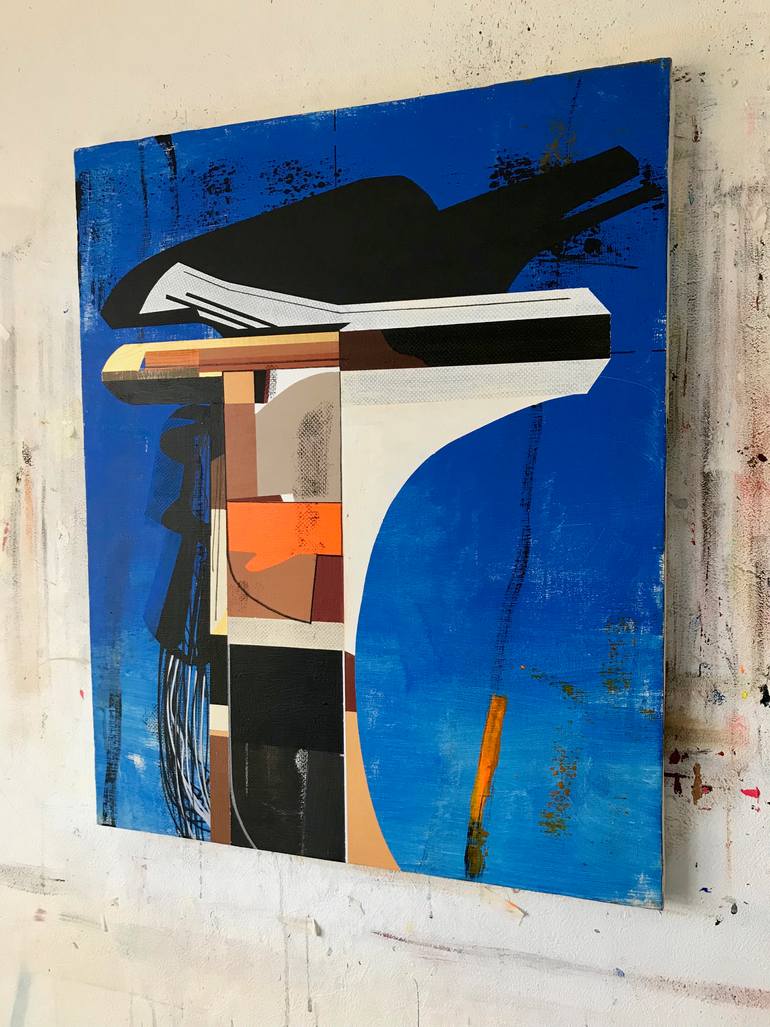 Original Abstract Expressionism Abstract Painting by Jim Harris