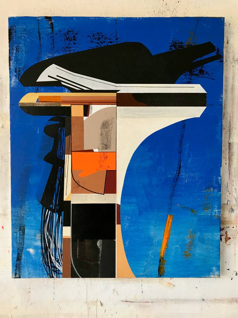 Original Abstract Expressionism Abstract Painting by Jim Harris