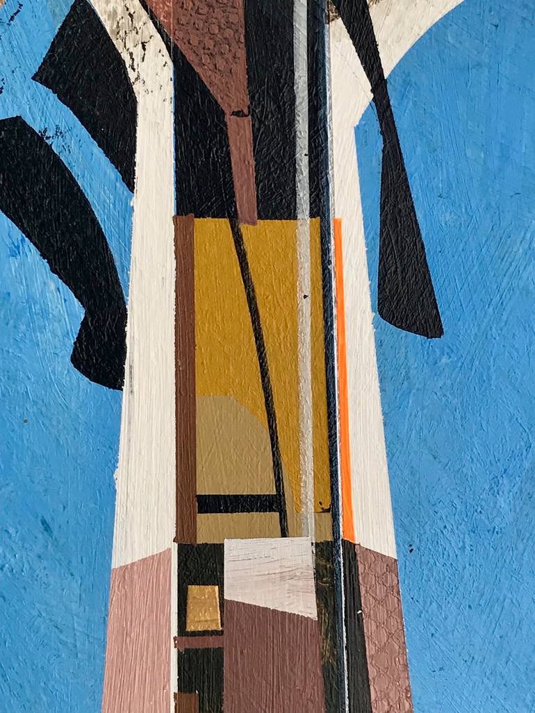 Original Abstract Technology Painting by Jim Harris