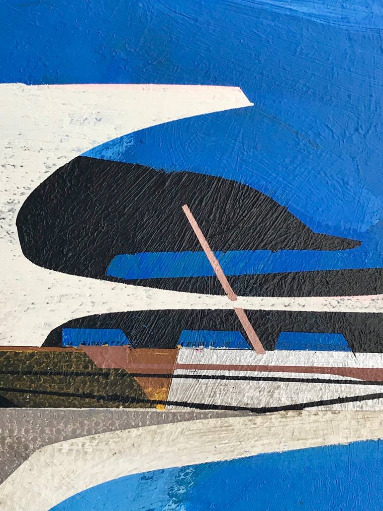 Original Abstract Technology Painting by Jim Harris