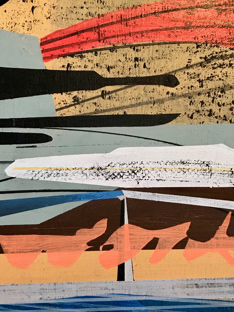 Original Abstract Expressionism Abstract Painting by Jim Harris