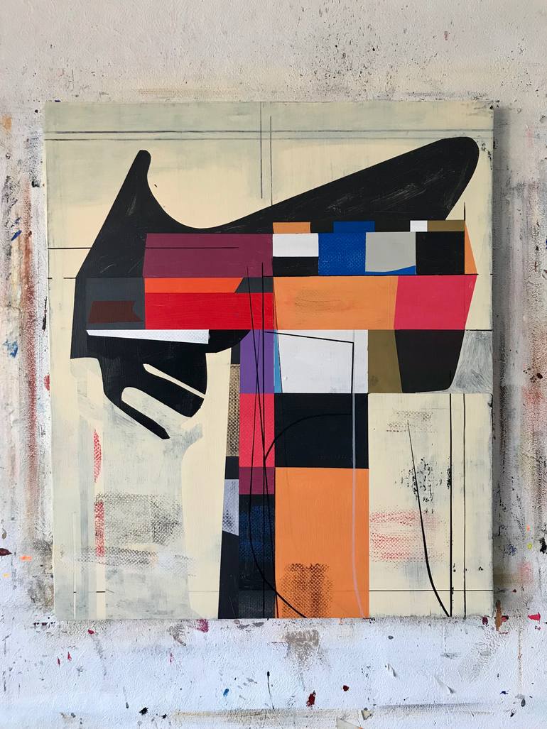 Original Abstract Expressionism Abstract Painting by Jim Harris