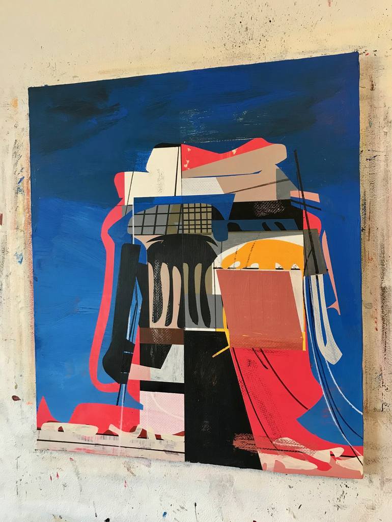 Original Abstract Expressionism Abstract Painting by Jim Harris