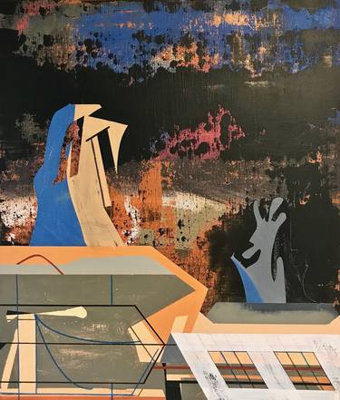 Original Abstract Expressionism Abstract Paintings by Jim Harris