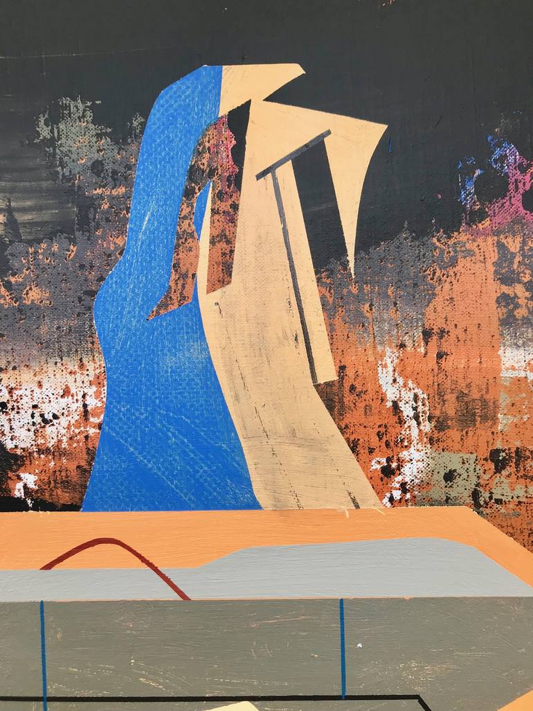 Original Abstract Painting by Jim Harris