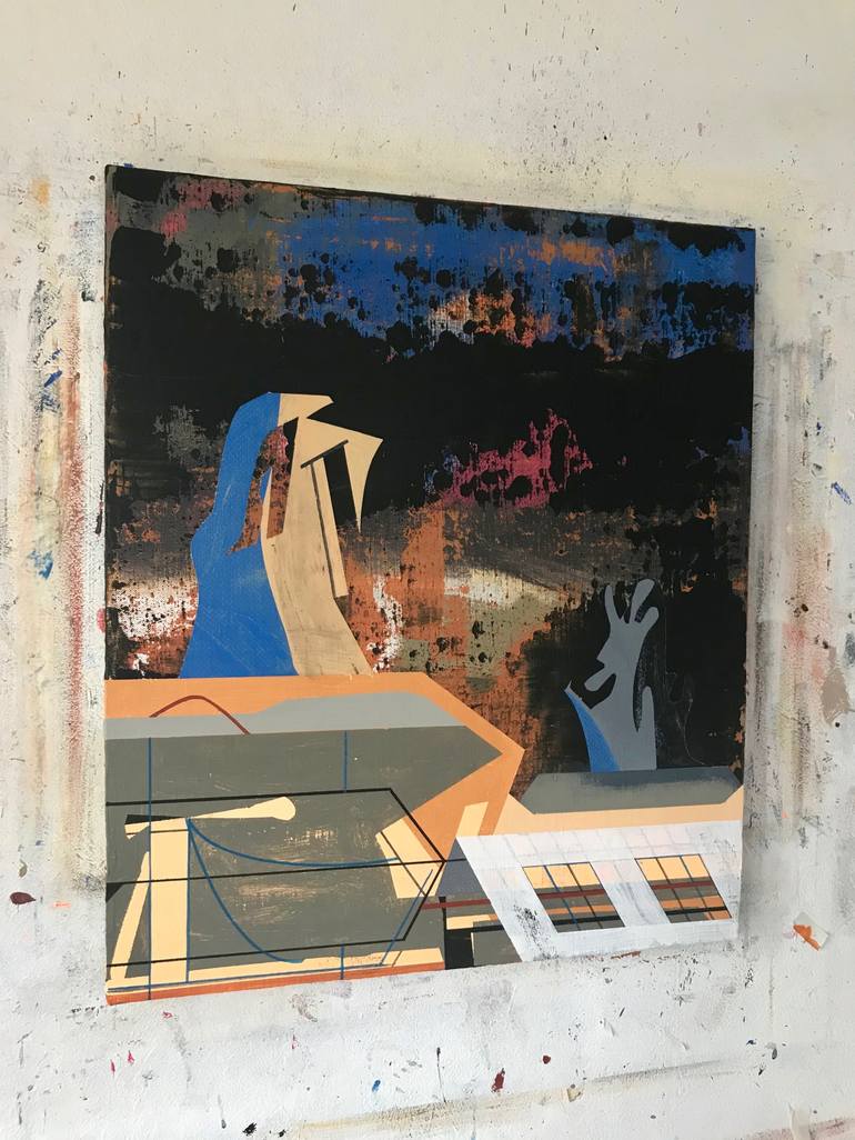 Original Abstract Painting by Jim Harris