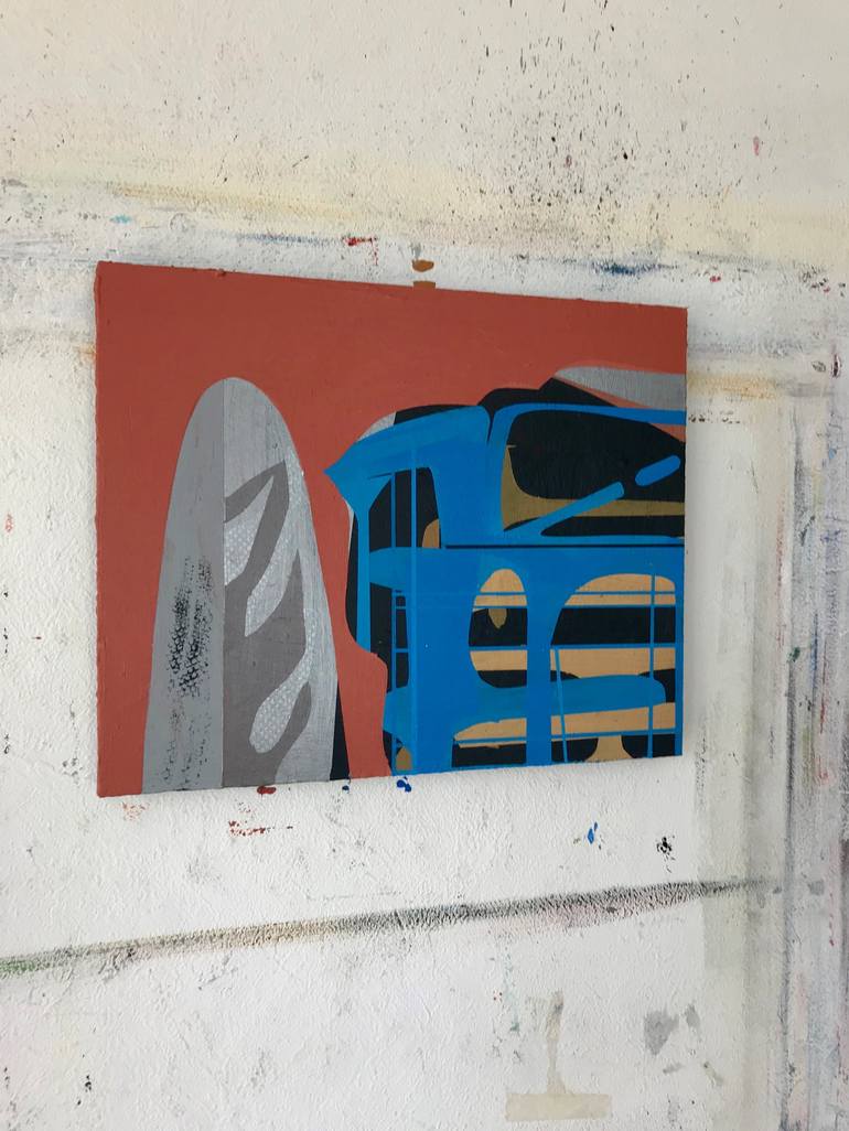 Original Abstract Expressionism Abstract Painting by Jim Harris