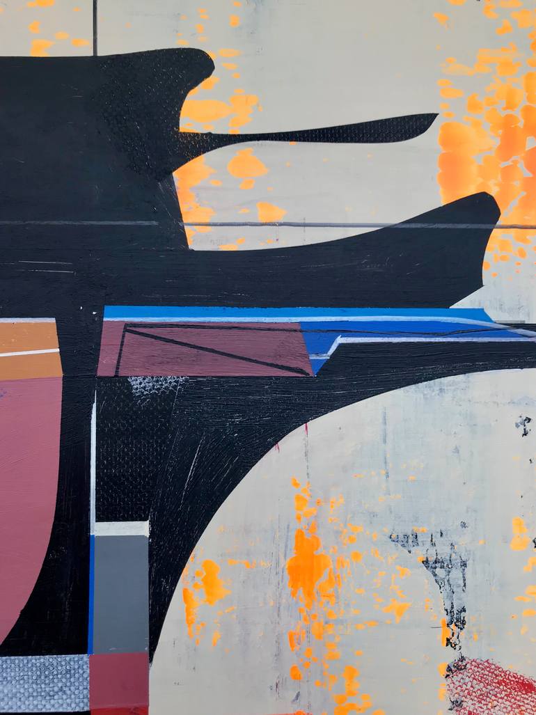 Original Abstract Technology Painting by Jim Harris