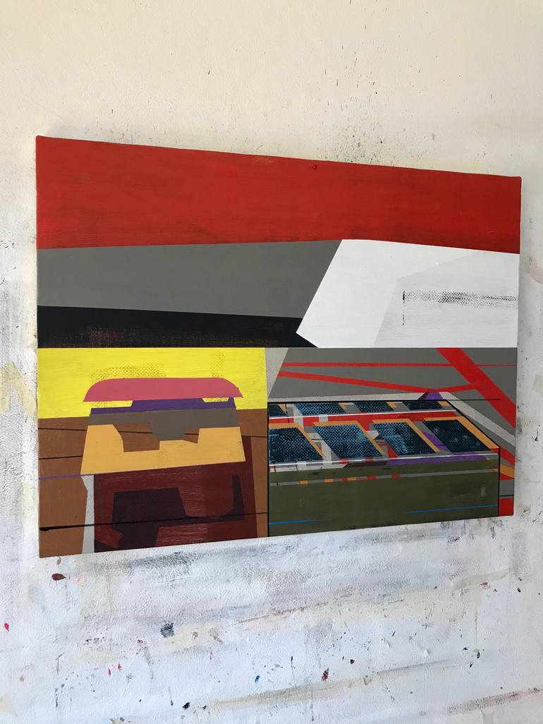 Original Abstract Painting by Jim Harris