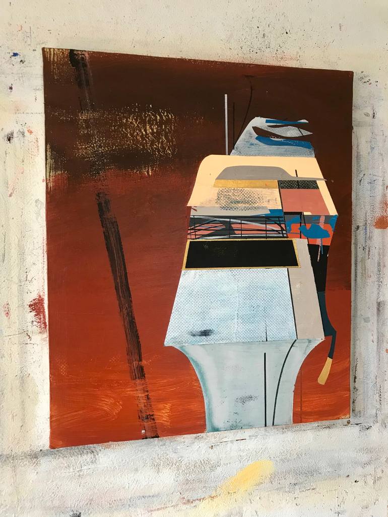 Original Abstract Expressionism Abstract Painting by Jim Harris