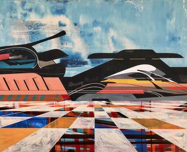 Print of Science/Technology Paintings by Jim Harris
