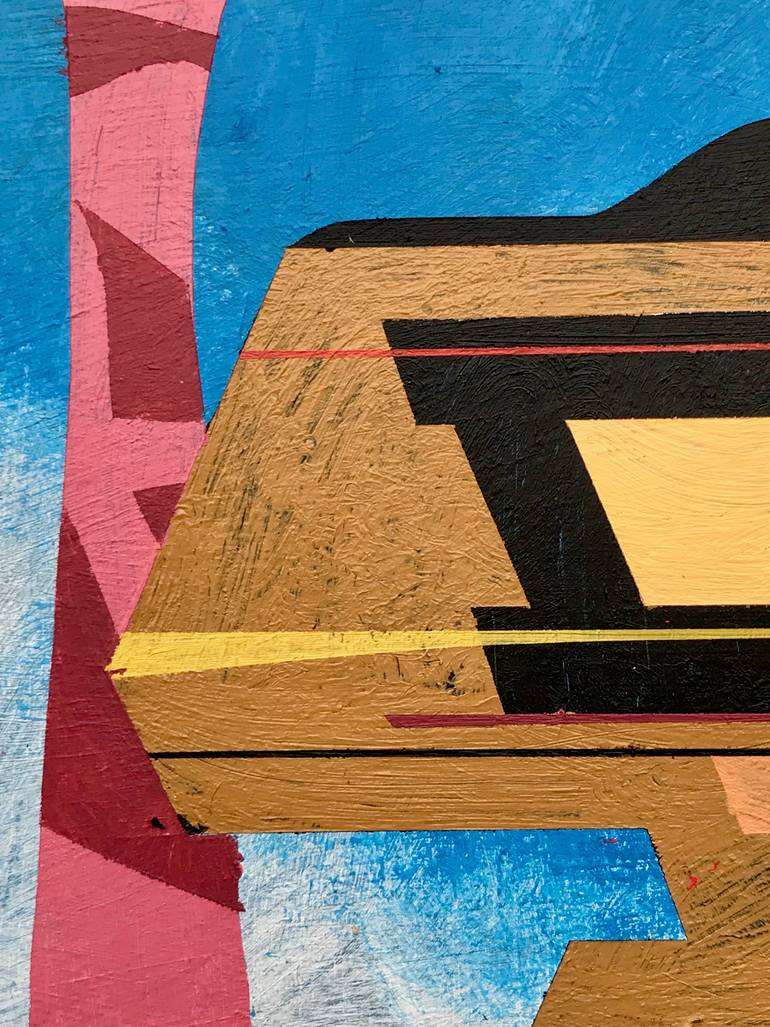 Original Abstract Expressionism Abstract Painting by Jim Harris