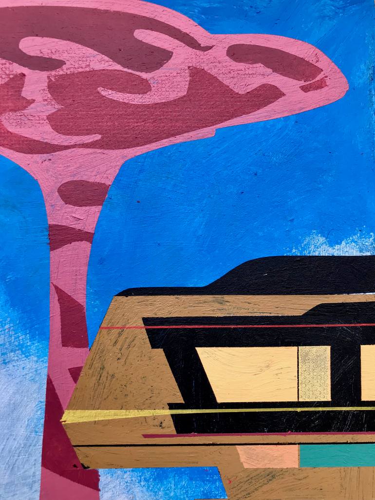Original Abstract Expressionism Abstract Painting by Jim Harris