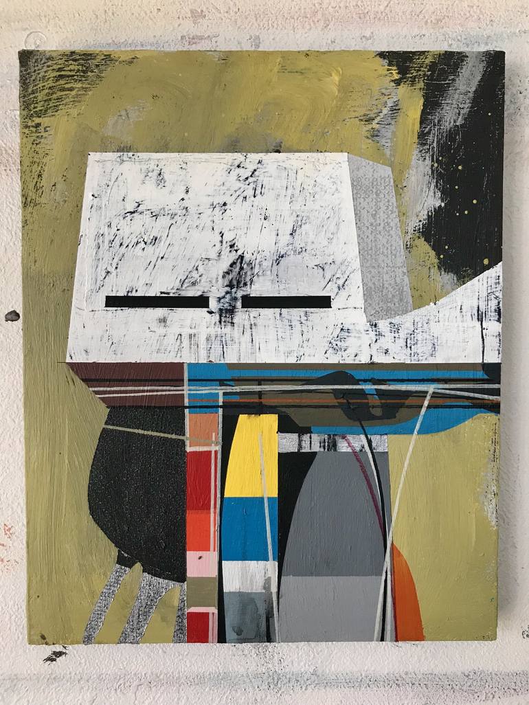 Original Abstract Expressionism Abstract Painting by Jim Harris