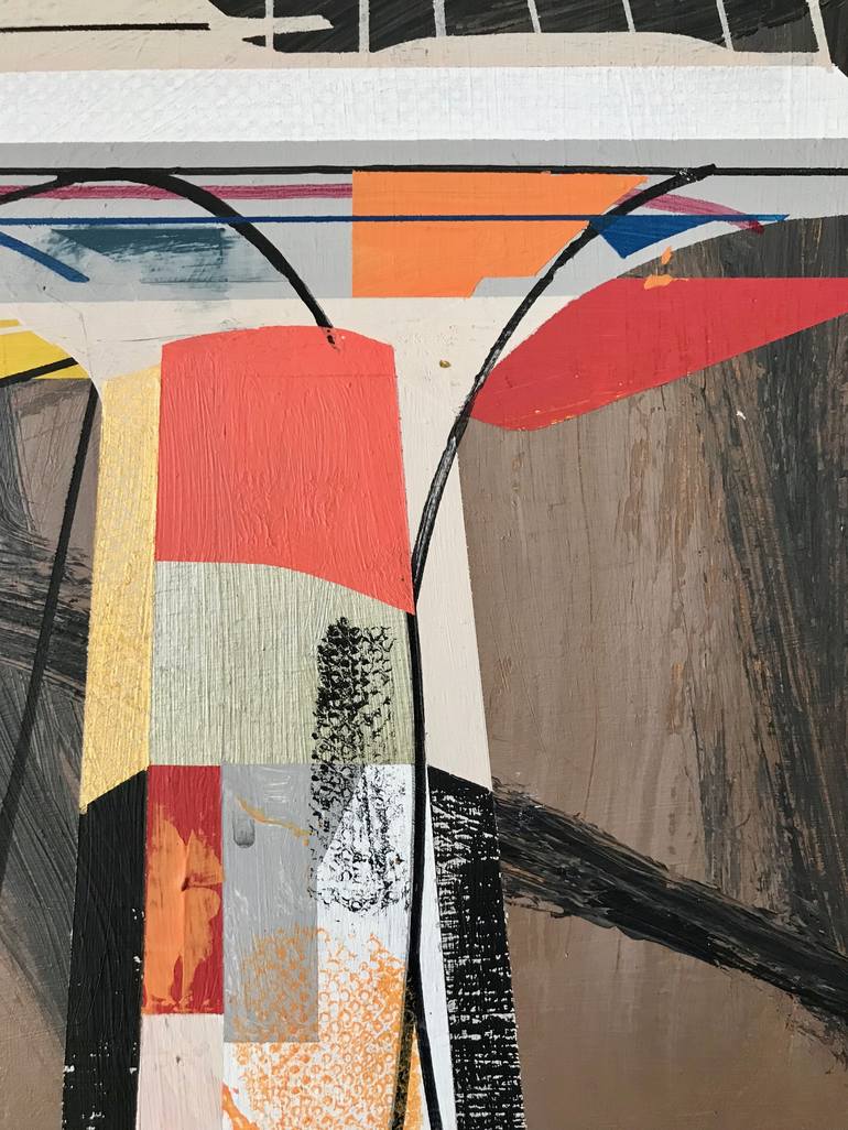 Original Abstract Technology Painting by Jim Harris