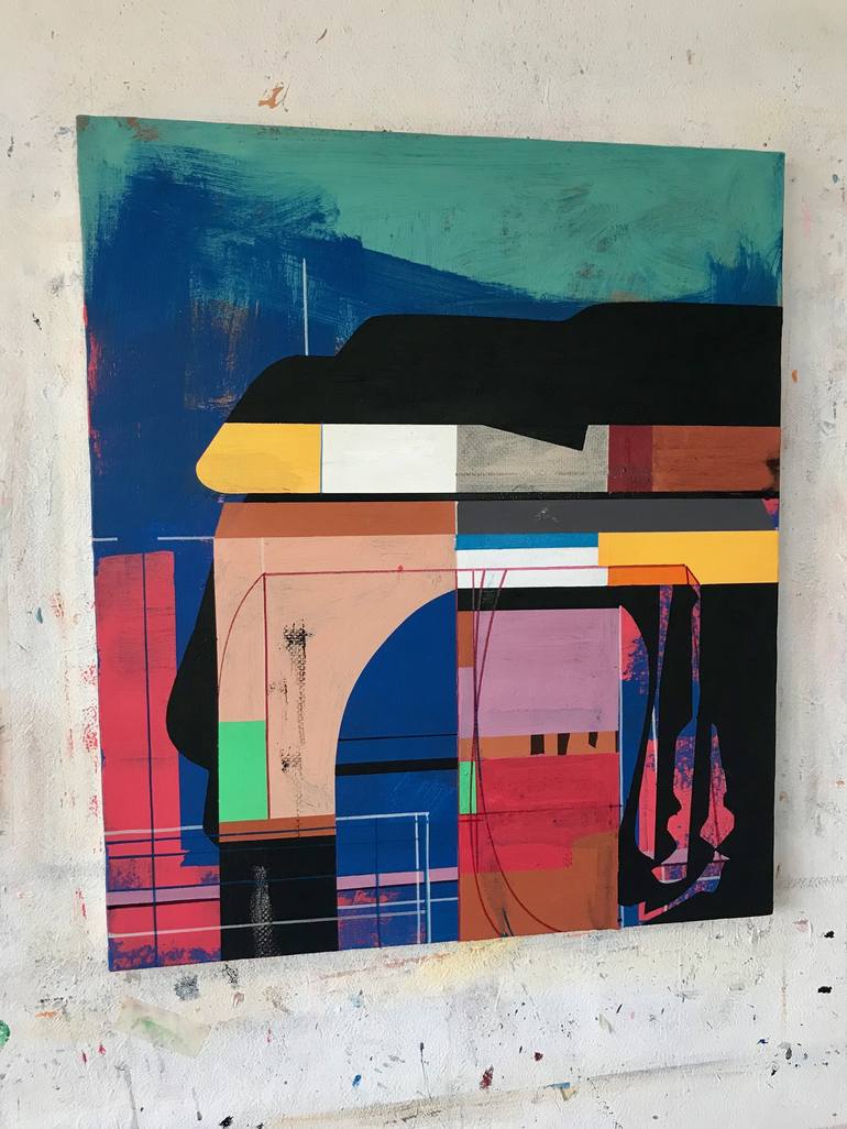 Original Abstract Painting by Jim Harris